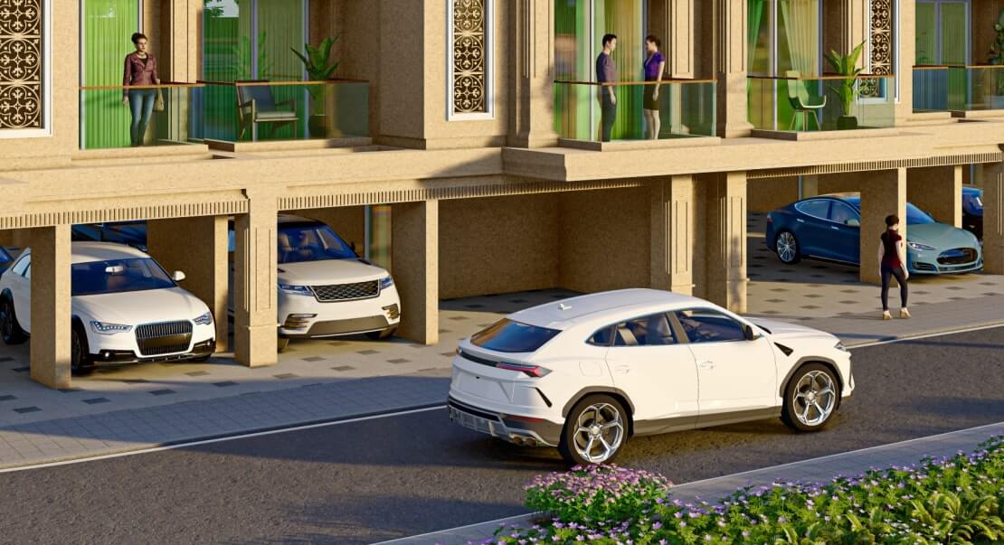 Kharghar Lodha Car parking