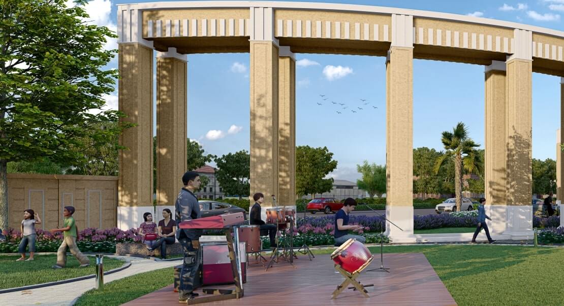 Kharghar Lodha open amphitheater